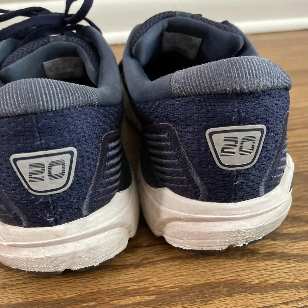 Brooks Beast 20 Comfort Running Shoes Sneakers Navy Mens Size 12 4E Extra Wide
